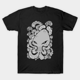 Octopus Squid Kraken Cthulhu Sea Creature - Harbour Mist T-Shirt